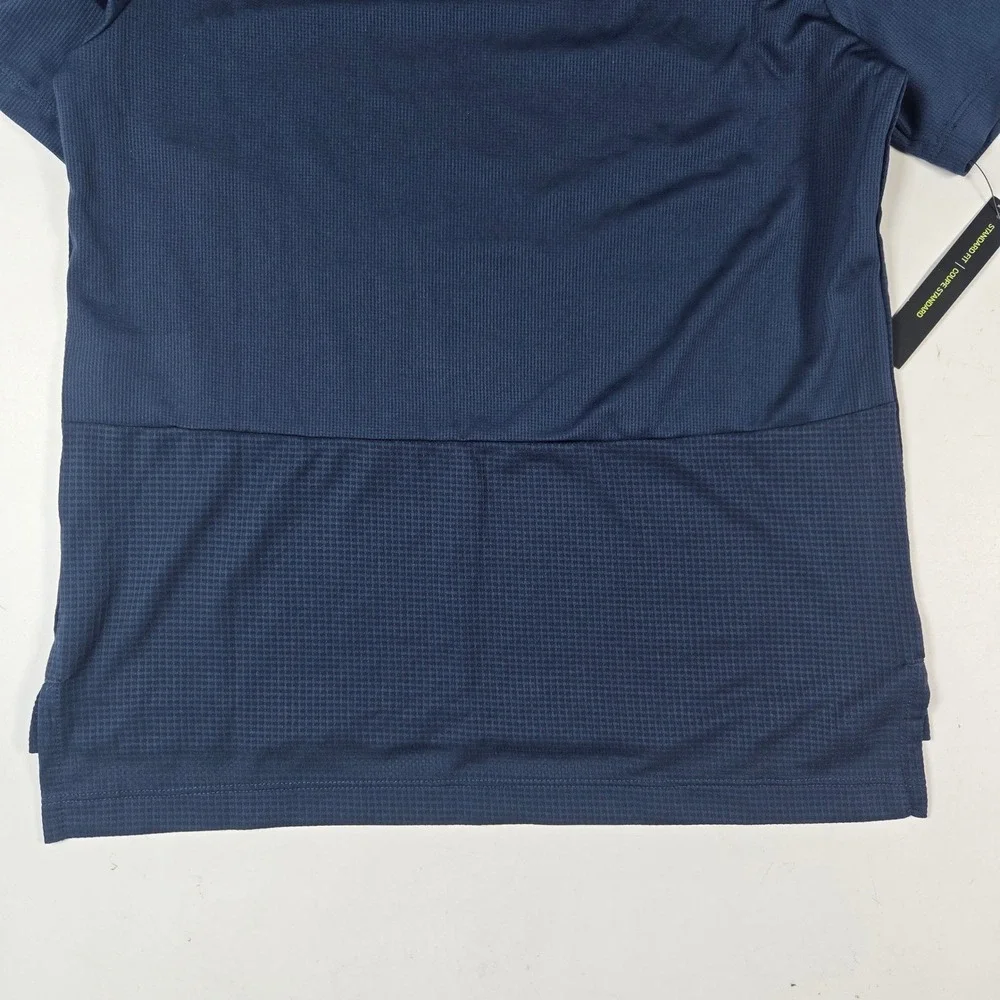 Nike Dri-FIT T-Shirt Kids Medium Navy Blue Red Graphic Logo Performance Tee